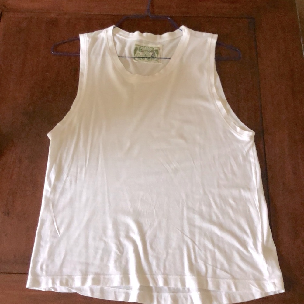 Nation sleeveless 100% cotton top